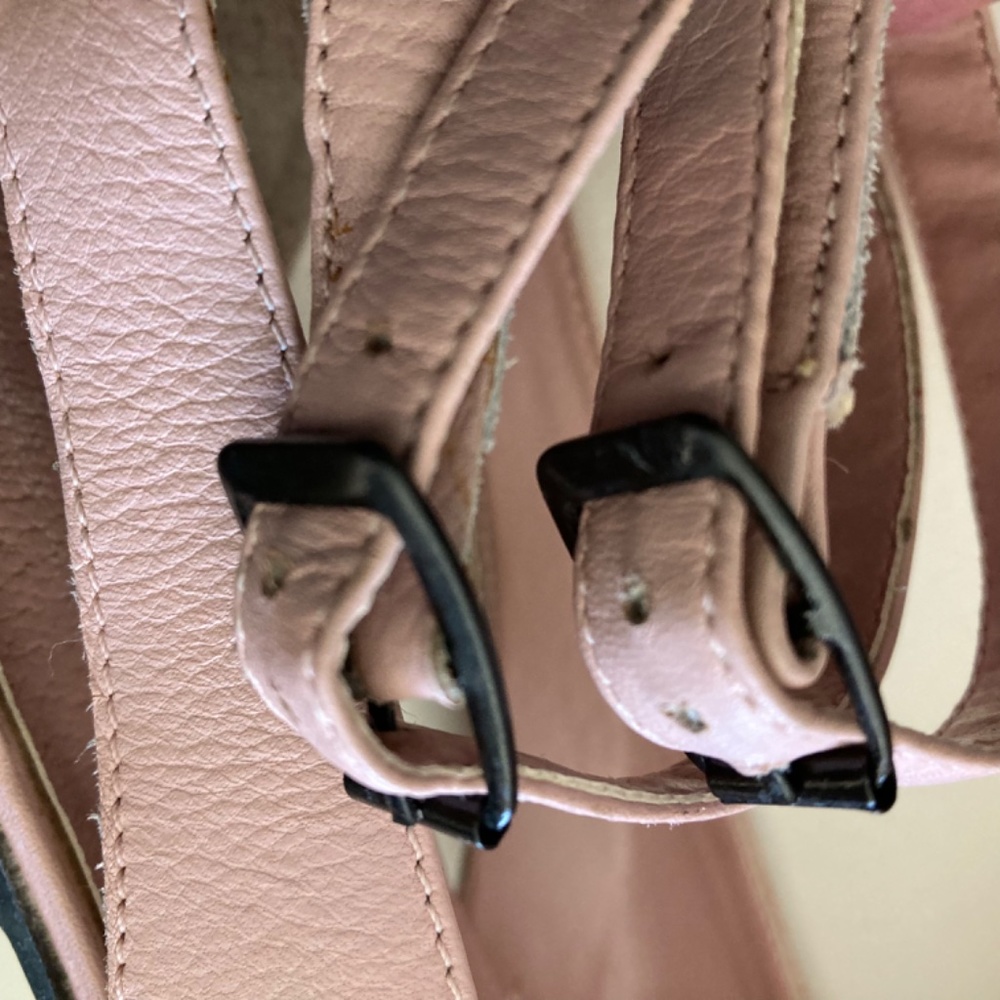 “HOST PICK “Vintage Size 8 Ballerina Pale Pink Ankle Strap Maryjane Sh… - Picture 7 of 16